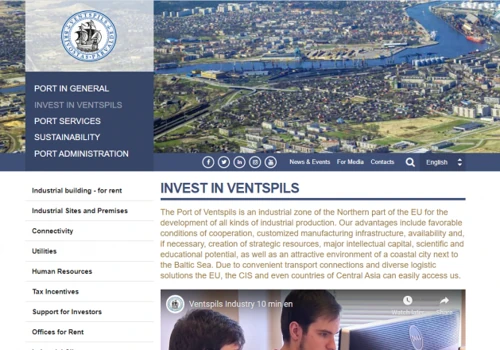 Port of Ventspils case study. Lead generation.