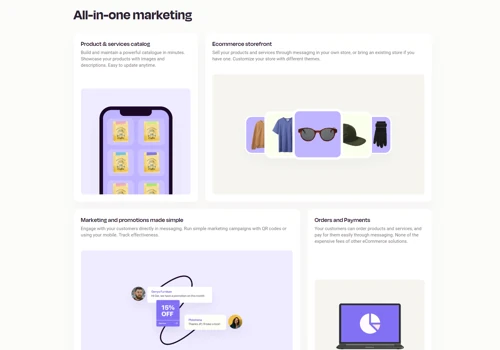 SaaS Multi-tenant Messaging Commerce