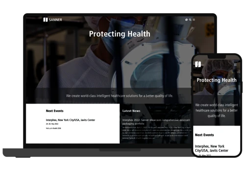The relaunch of the Sanner website