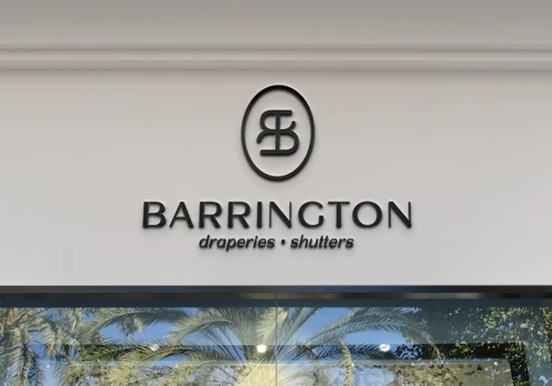Logo Design for Barrington Draperies & Shutters