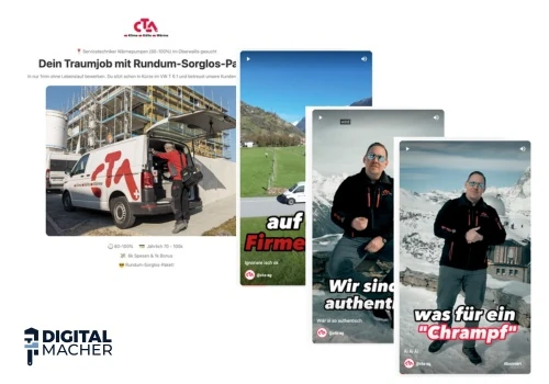 Social Recruiting Kampagne Wärmeservicetechniker