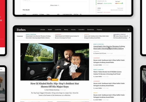 Forbes OS GUI Design System Retainer