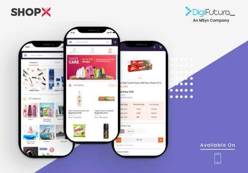 Shop_X - UX Research , Design and  Backend development