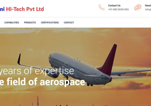 Triveni Hi-Tech Pvt. Ltd. - Web Development for Aerospace
