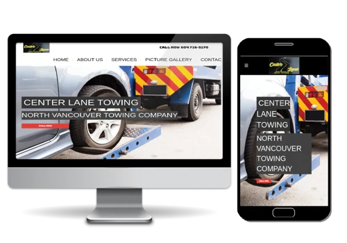 Towing Website for North VAncouver
