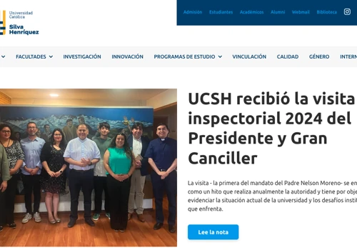 Universidad Católica Silva Henriquez Website