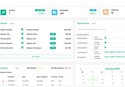 Unimasters Logistics / Clients portal
