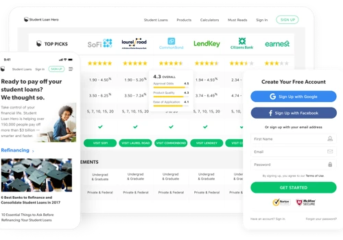 Student Loan Hero Product Design
