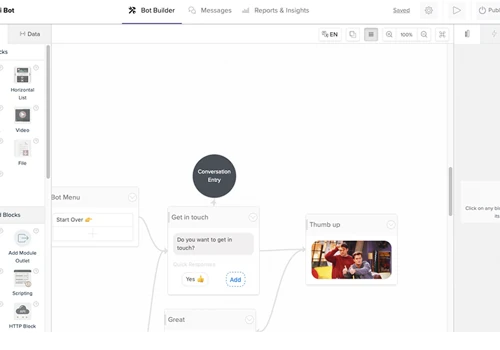 Bot Buider Interface