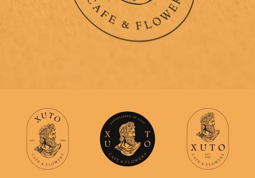 XUTO Cafe & Flowers Branding Design