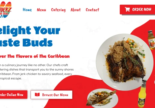 Caribbean Online Food Ordering Website Portal