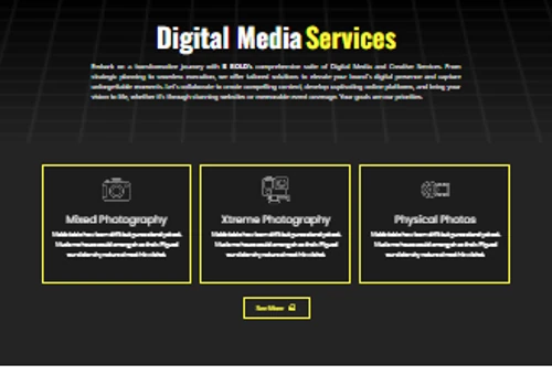 WordPress Website for Digital Media Services