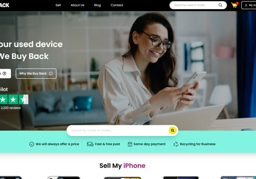 Mobile Buy-Back Platform for UK Recycling Brand