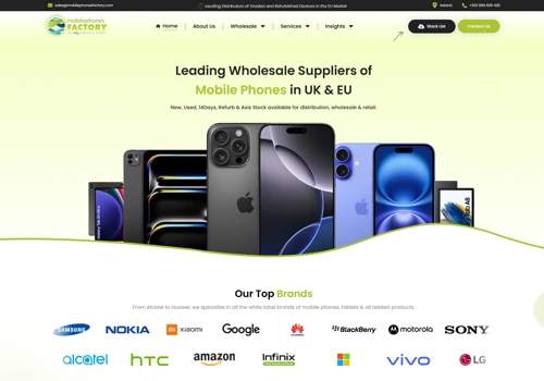 B2B Wholesale Platform for Mobile Distributor