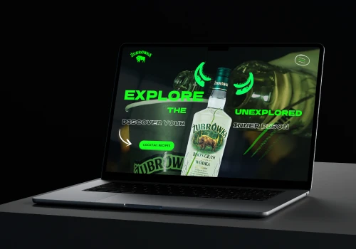 Żubrówka – Website & SM Design For Beverage Brand