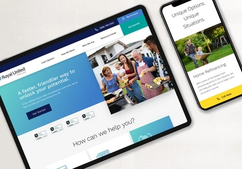 Royal United Mortgage Rebrand and Website