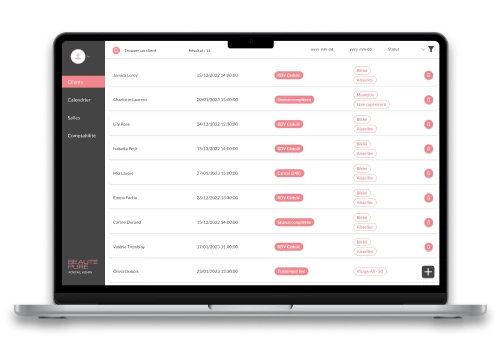 Beauté Pure - Custom CRM