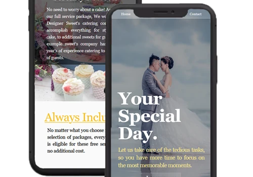 Example Mobile Responsive Design