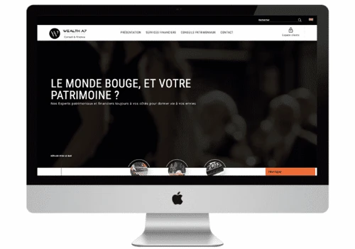 Wealth A7 website development