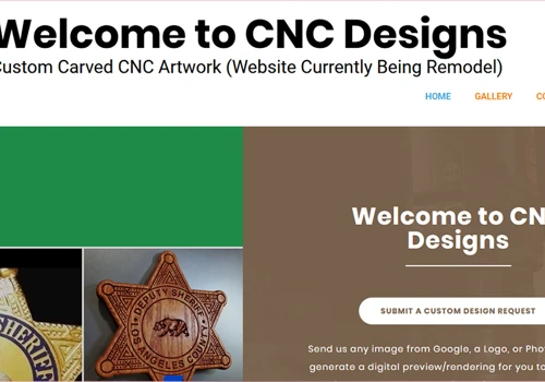 CNC Designs Website
