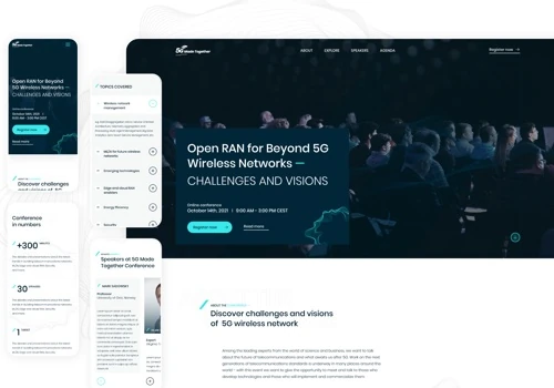 5G Made Together - Website for IT Association