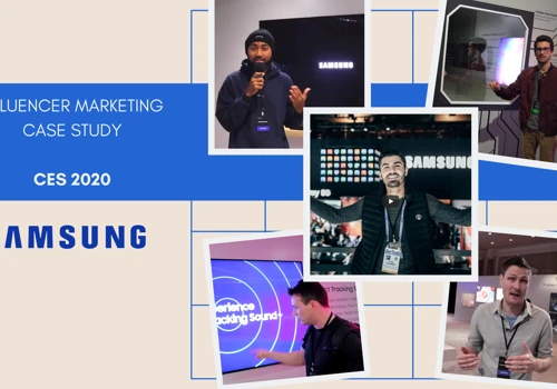 Samsung Influencer Marketing Campaign at CES 2020