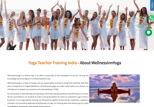 WellnessinnYoga Website