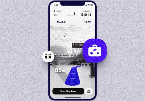 Improved airport experience through AR