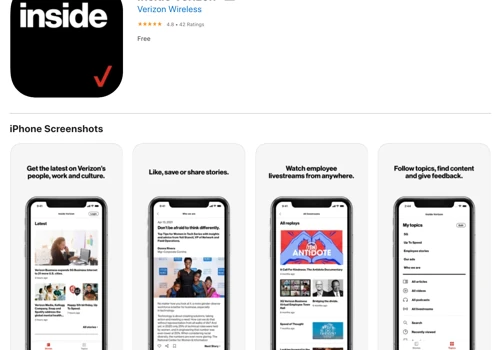 Inside Verizon App