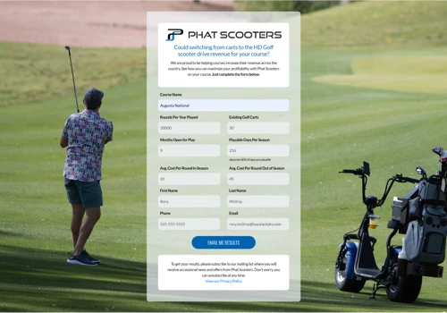 Phat Scooters: HD Golf Calculator