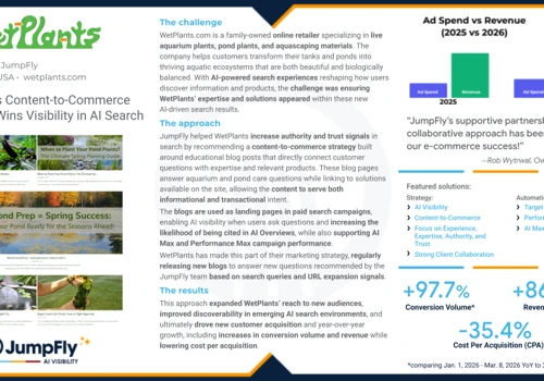 Content-to-Commerce Wins Visibility in AI Search