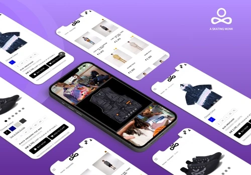A Skating Monk - Website Design