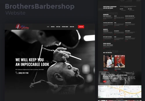 BrothersBarbershop Website