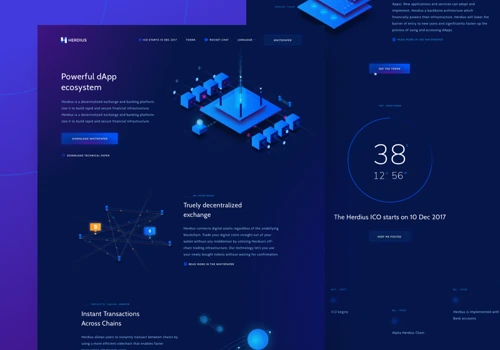 Bitcoin website development
