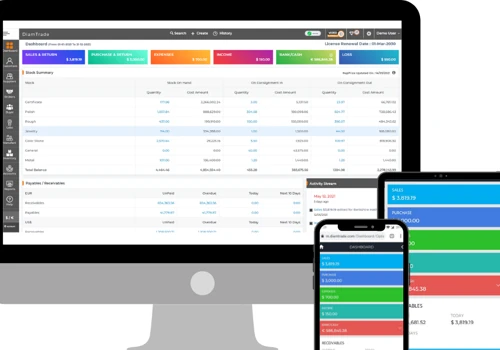 Cloud ERP solution for diamond and jewelry businesses