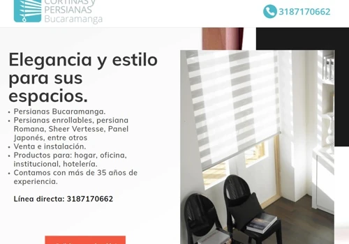 Cortinas y Persianas Bucaramanga.