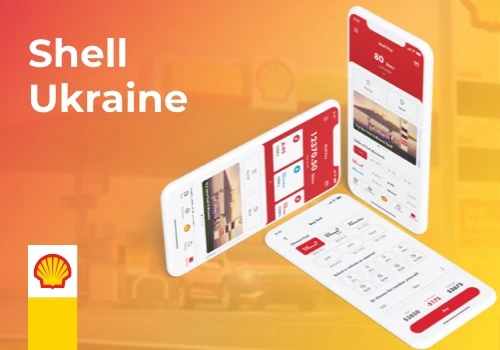 Shell Ukraine. Website and loyalty app