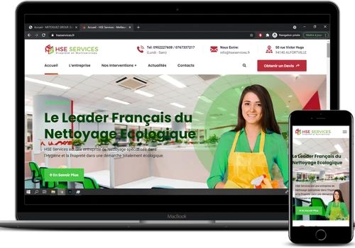 Création du Site Web de l'entreprise