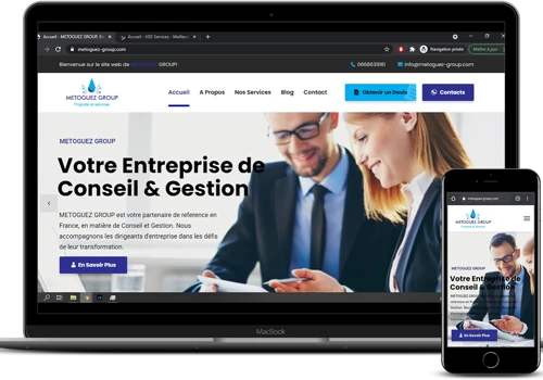 Website Design for Metoguez Group
