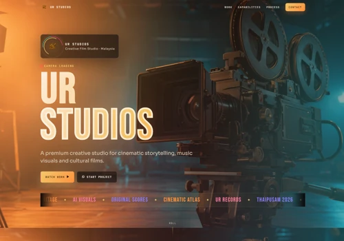 UR Studios Website