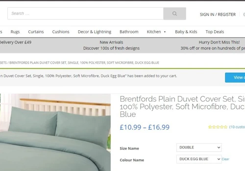 Ecommerce website