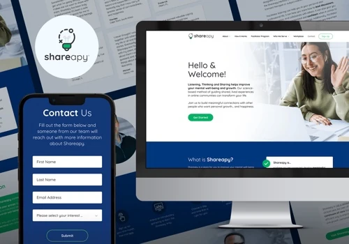 Shareapy Branding & Website Design