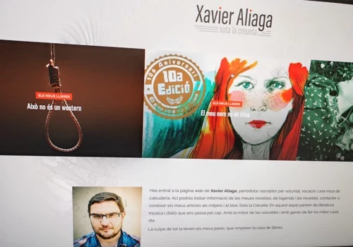 Web de autor para Xavier Aliaga