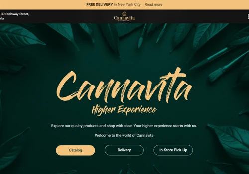 Web Development & Design - Cannavita Dispensary