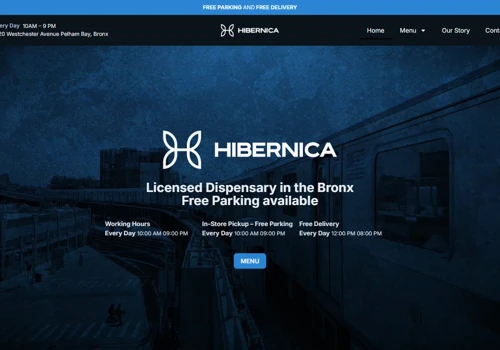 Web Development & Design - Hibernica Dispensary