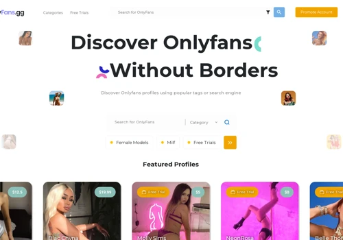 OnlyFans.GG - OnlyFans Search Engine Website