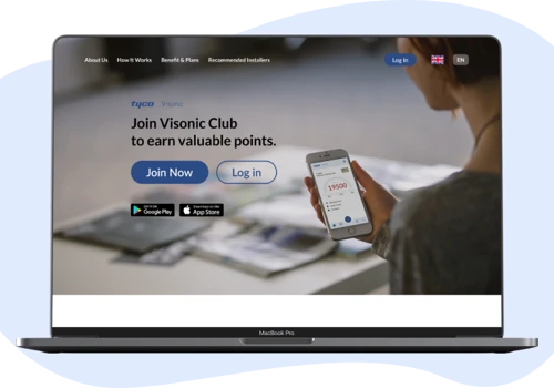 A club sales application