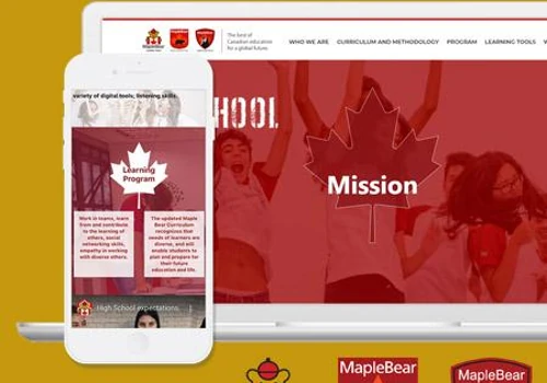 Web design Site Maple Bear