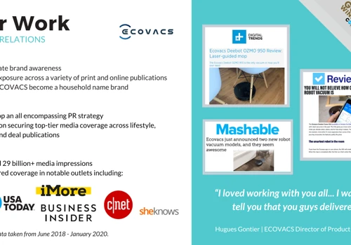 Public Relations for ECOVACS