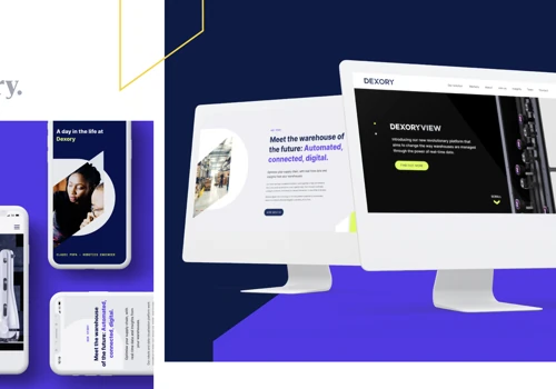 Tech company brand creation and new website